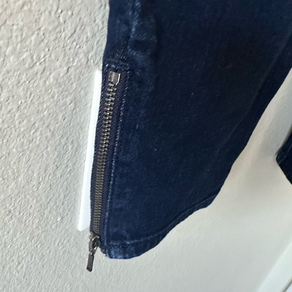 White House Black Market Skinny Blue Ankle Zip Jeans - Picture 6 of 7